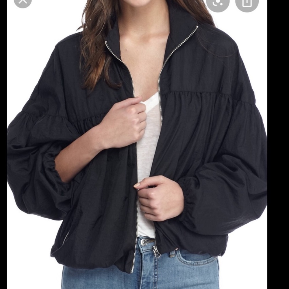 Free people ballon bomber jacket